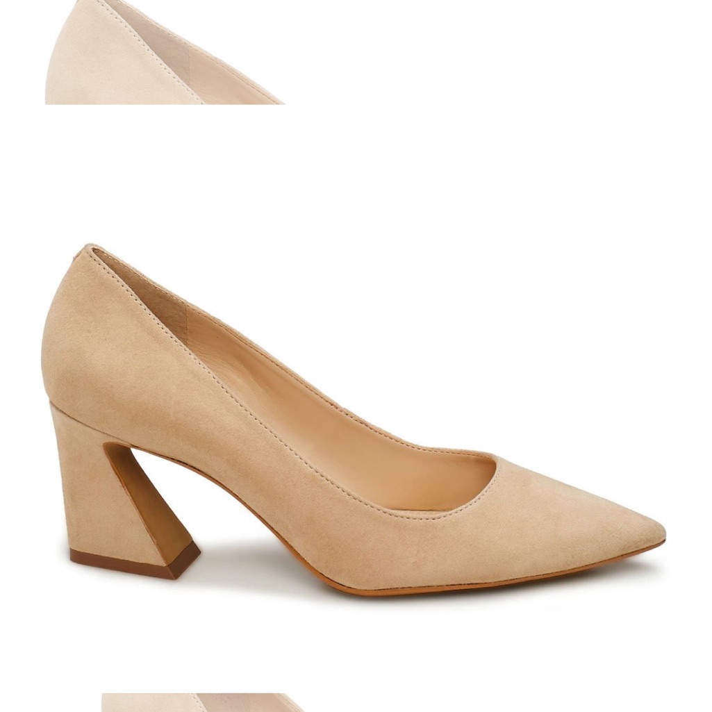 Vince Camuto Hailenda Heel Tan Suede Tortilla Size 6